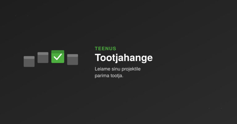 Plastrum tootjahanke teenuse illustratsioon