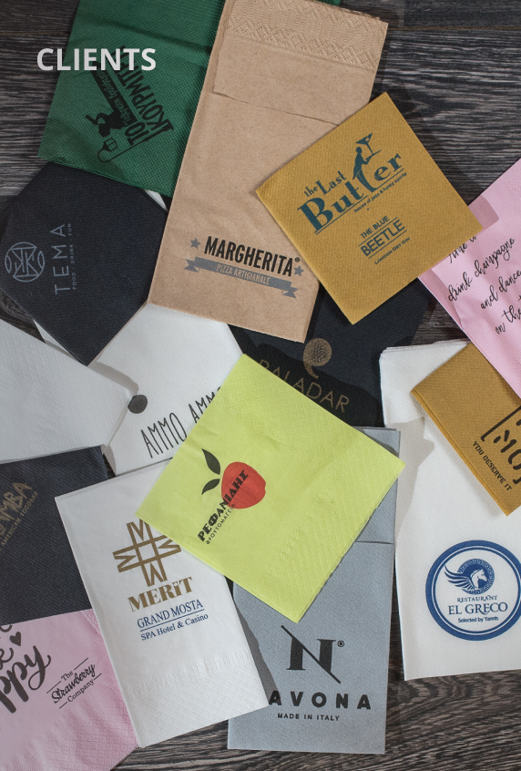 HORECA salvrätid ettevõtte logoga