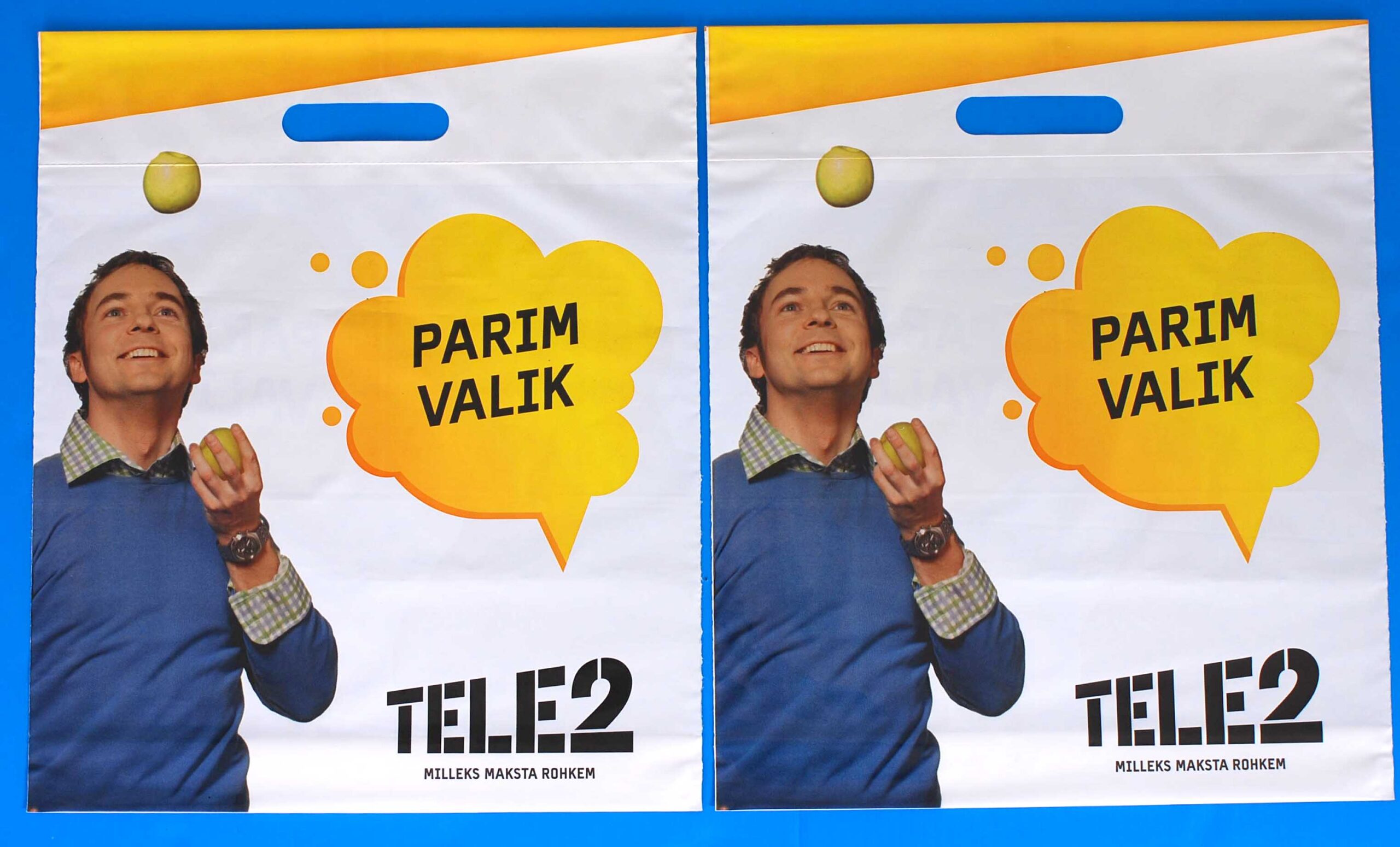 Ümberkeeratud servaga kilekotid