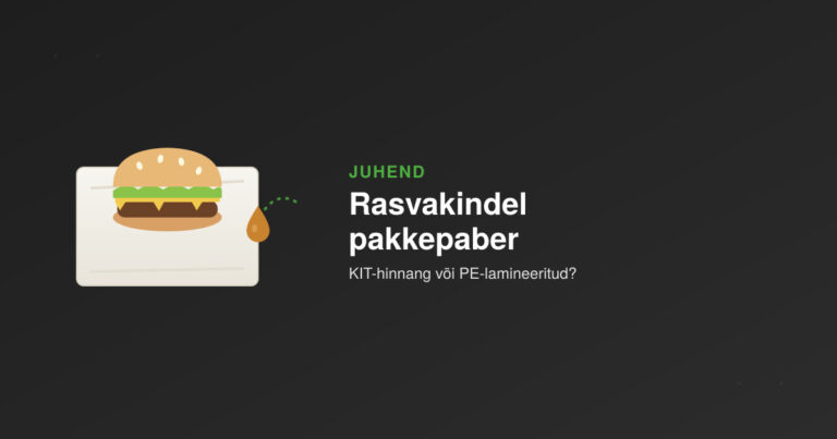 Plastrum illustreeritud rasvakindel pakkepaber